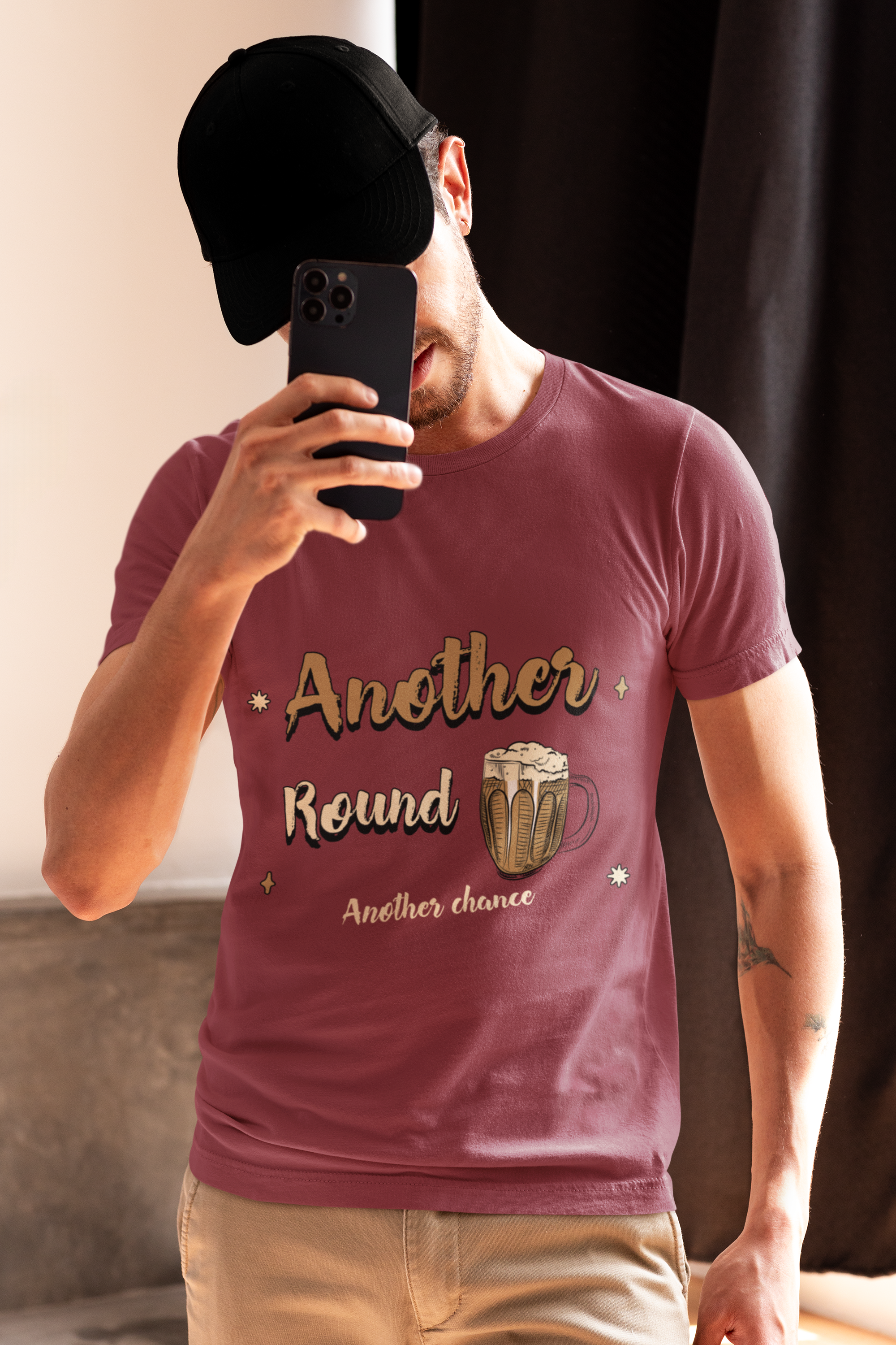 Maroon Beer Love T-Shirt