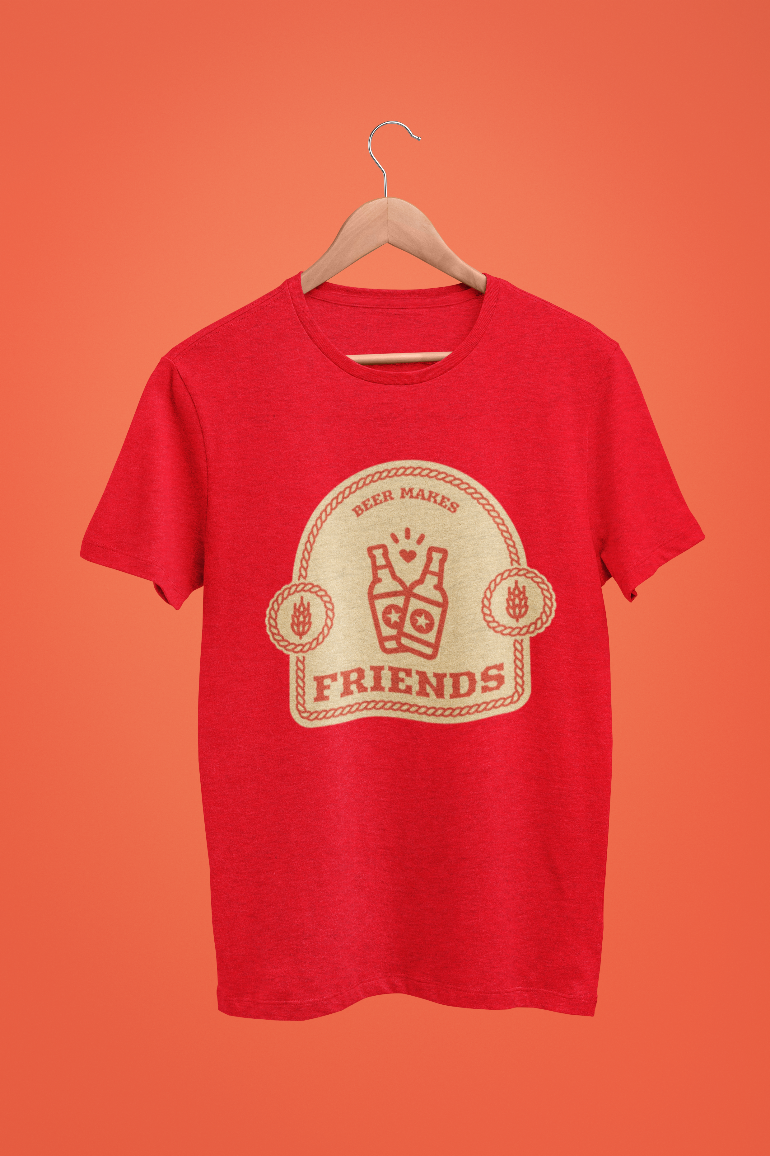 Red Beer Theme T-Shirt