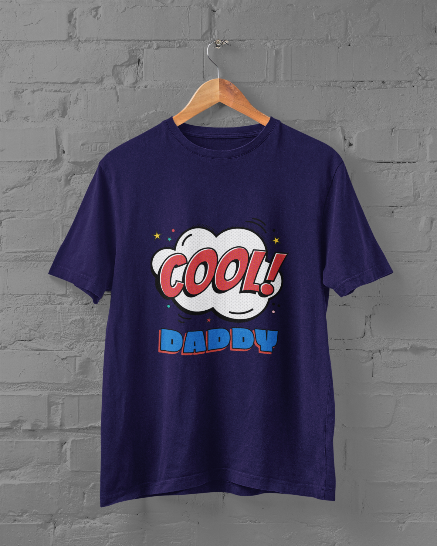 Navyblue Cool Dad T-Shirt